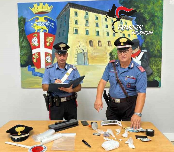 Cassino – Hashish e cocaina, arrestato un 46enne