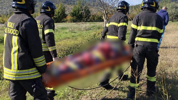 Mignano Monte Lungo – 75enne cade in un fossato, salvata dai Vigili del Fuoco
