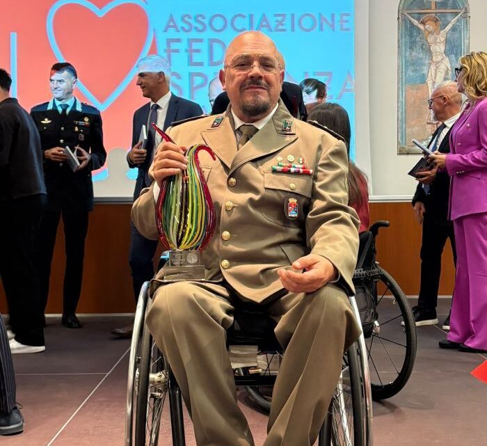 Alla 5ª edizione del Premio Nazionale “Fede, Speranza e Carità” premiato il Ten.Col. Giuseppe Campoccio